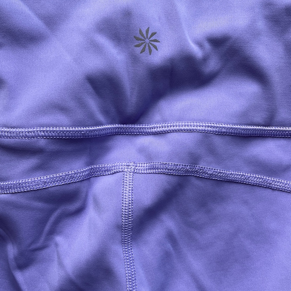 Athleta Ultimate Stash 7/8 tight Purple Leggings women’s small yoga pockets NWOT - Picture 9 of 9